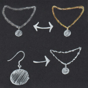 Changer la couleur de la chaine / monter en collier